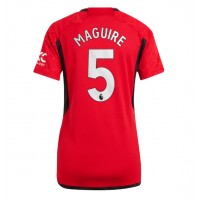 Manchester United Harry Maguire #5 Hemmatröja Kvinnor 2023-24 Korta ärmar